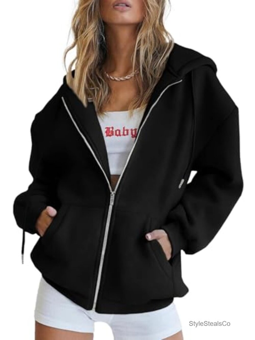 PRETTYGARDEN Women's Full Zip Fleece Lined Hoodie Sweatshirt Fall Winter